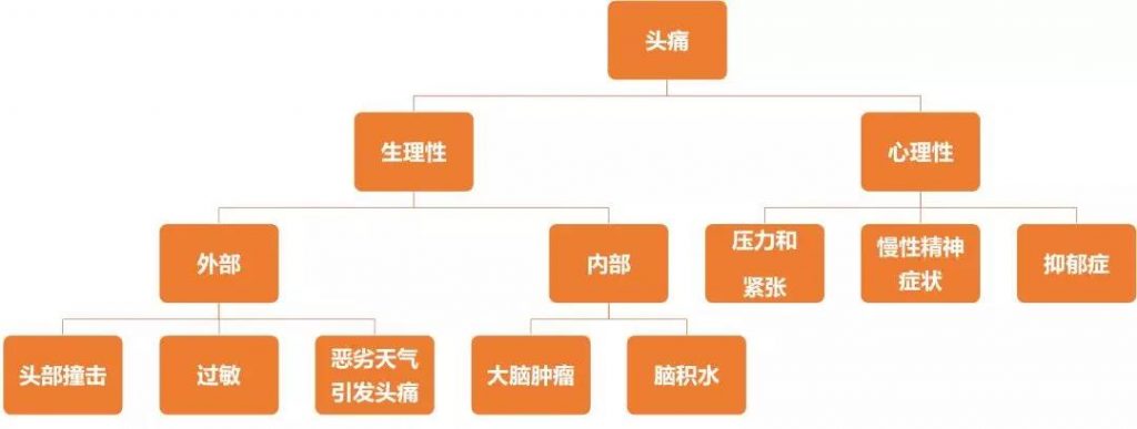 MECE分析法案例：头痛原因分析